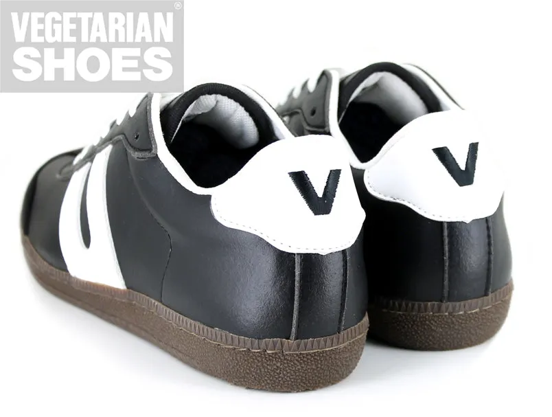 Vegetarian Shoes Black Cheetah Sneaker