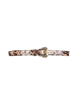 Baroque Print Buckle Belt by Versace Jeans Couture