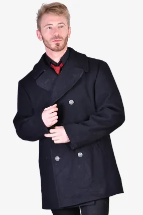 Vintage 1960's VI-Mil Naval Pea Coat (Size L)