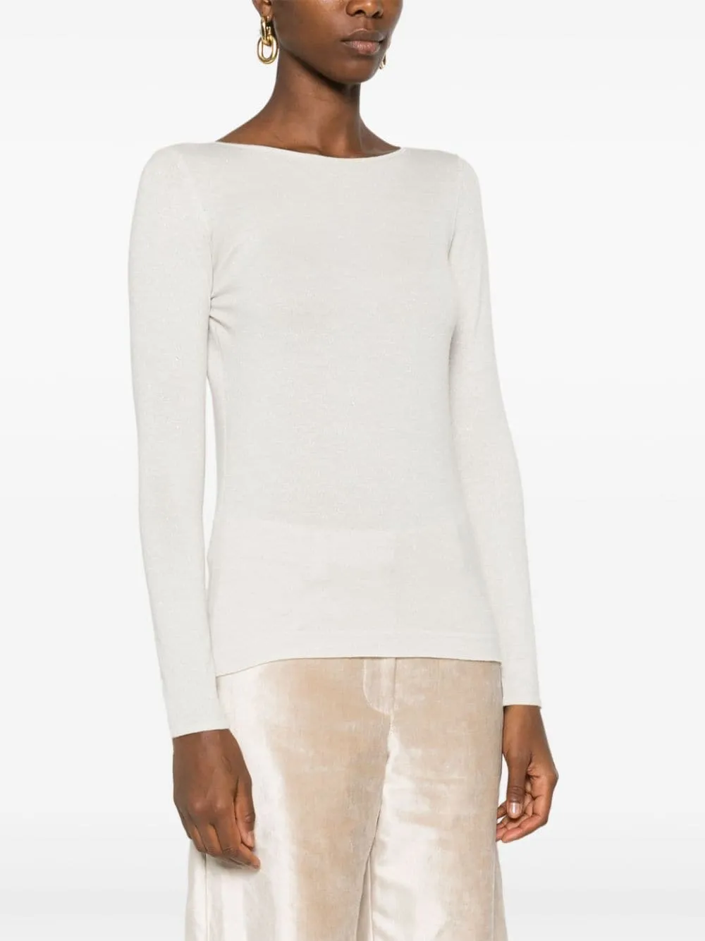 White Brunello Cucinelli Sweaters