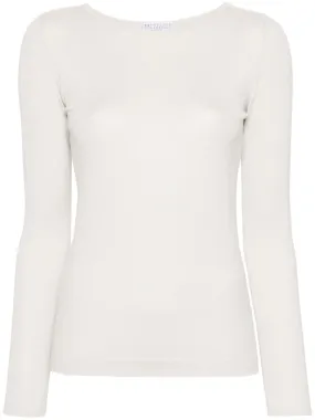 White Brunello Cucinelli Sweaters