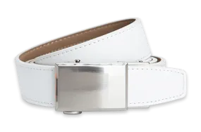 White Golf Belt