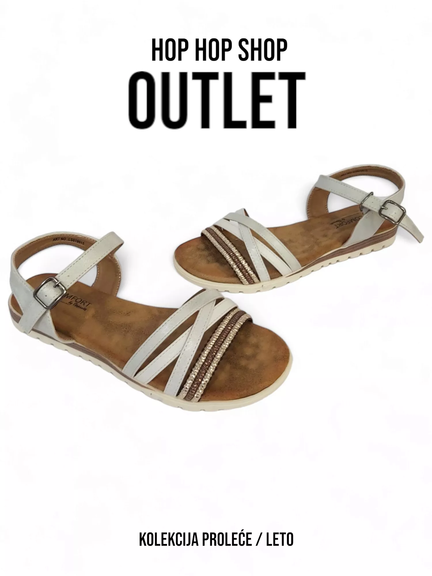 White Women Sandals LS070015