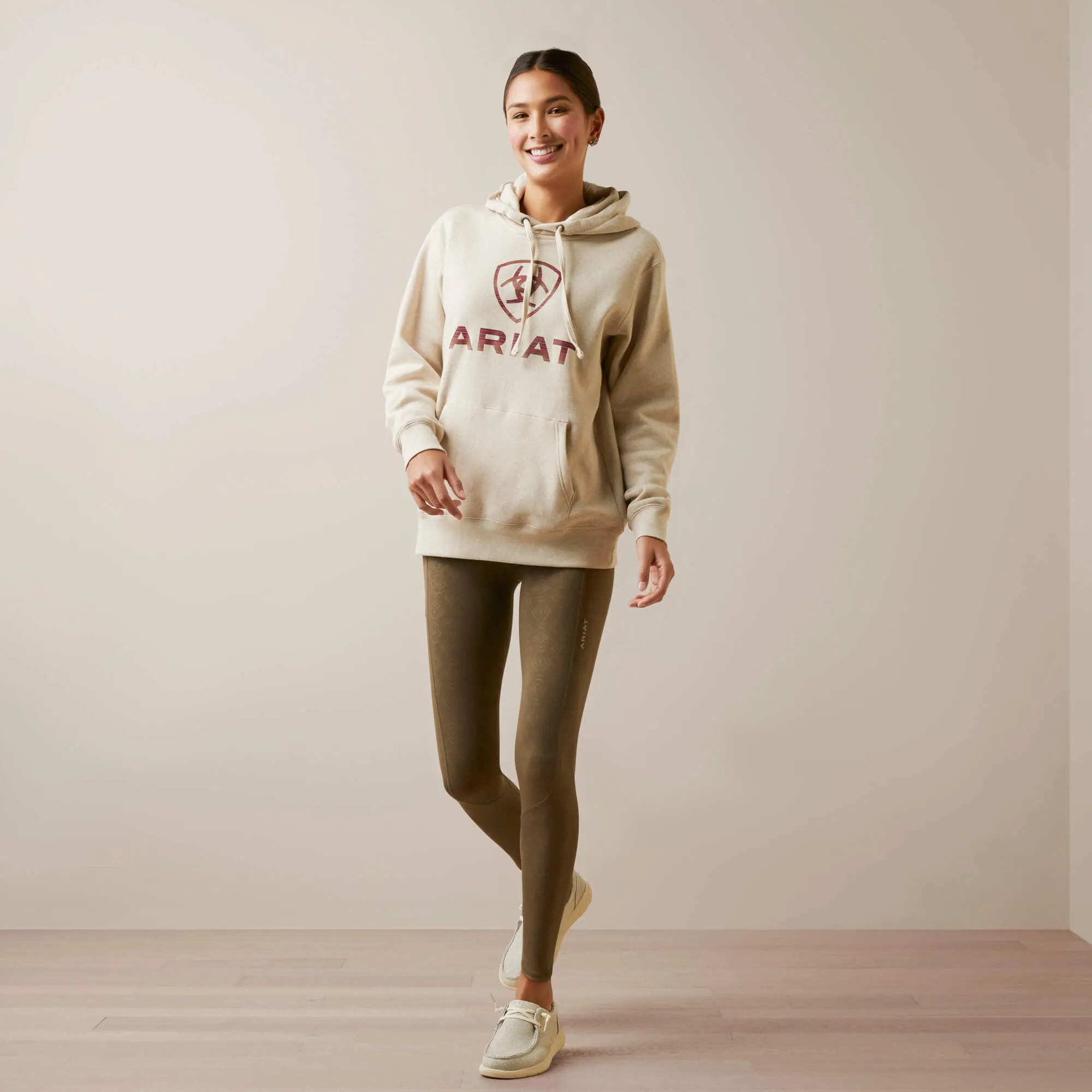 Women's Oatmeal Heather Hoodie