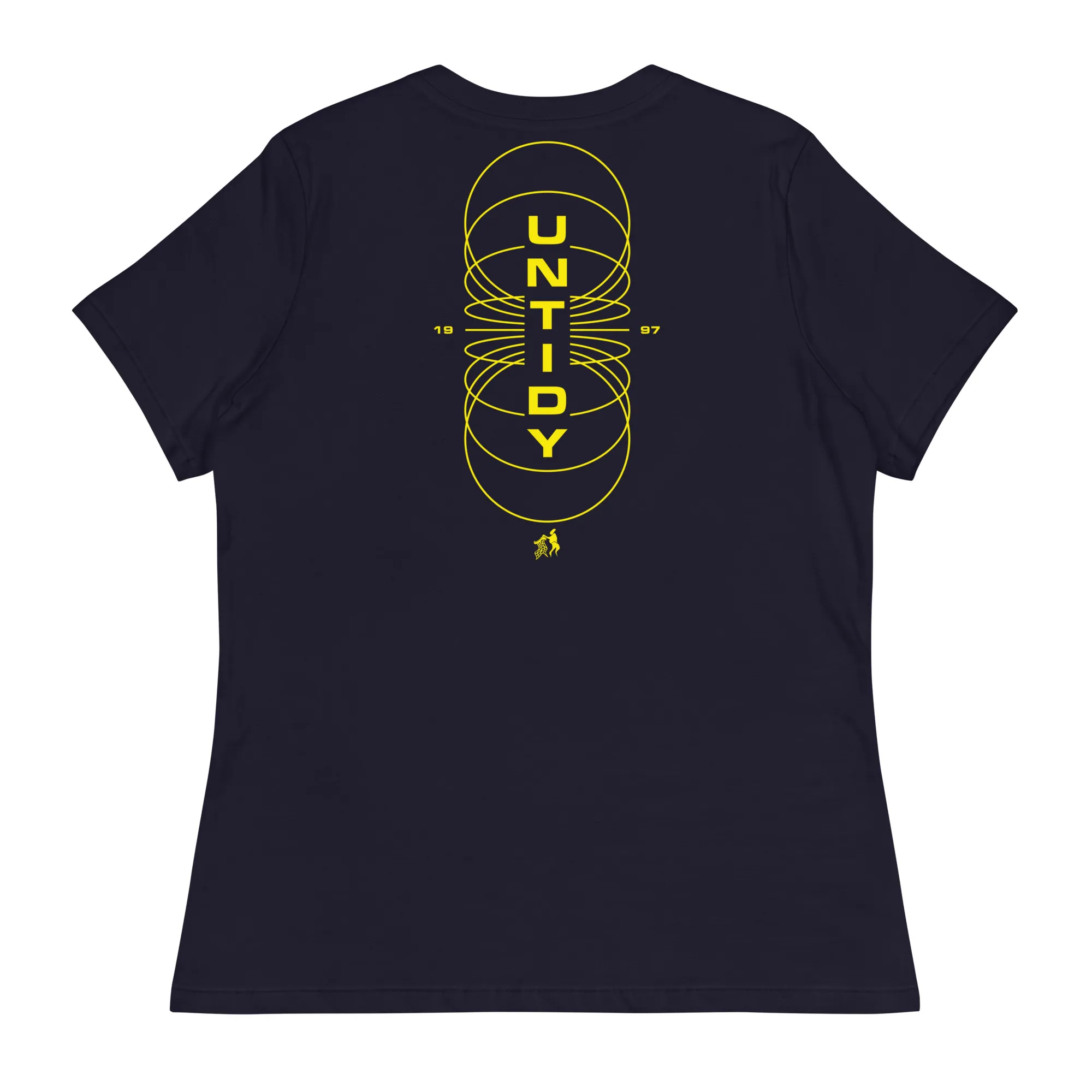 Women's Yellow Untidy Rings T-Shirt