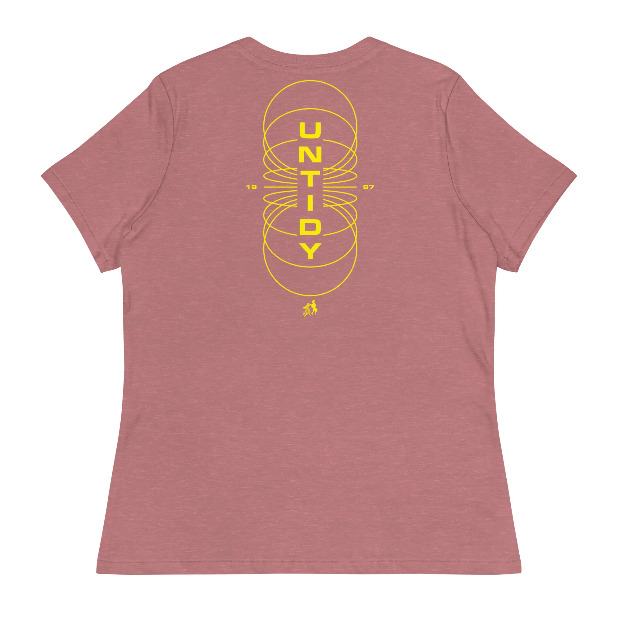 Women's Yellow Untidy Rings T-Shirt