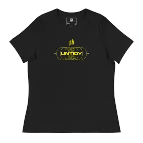 Women's Yellow Untidy Rings T-Shirt