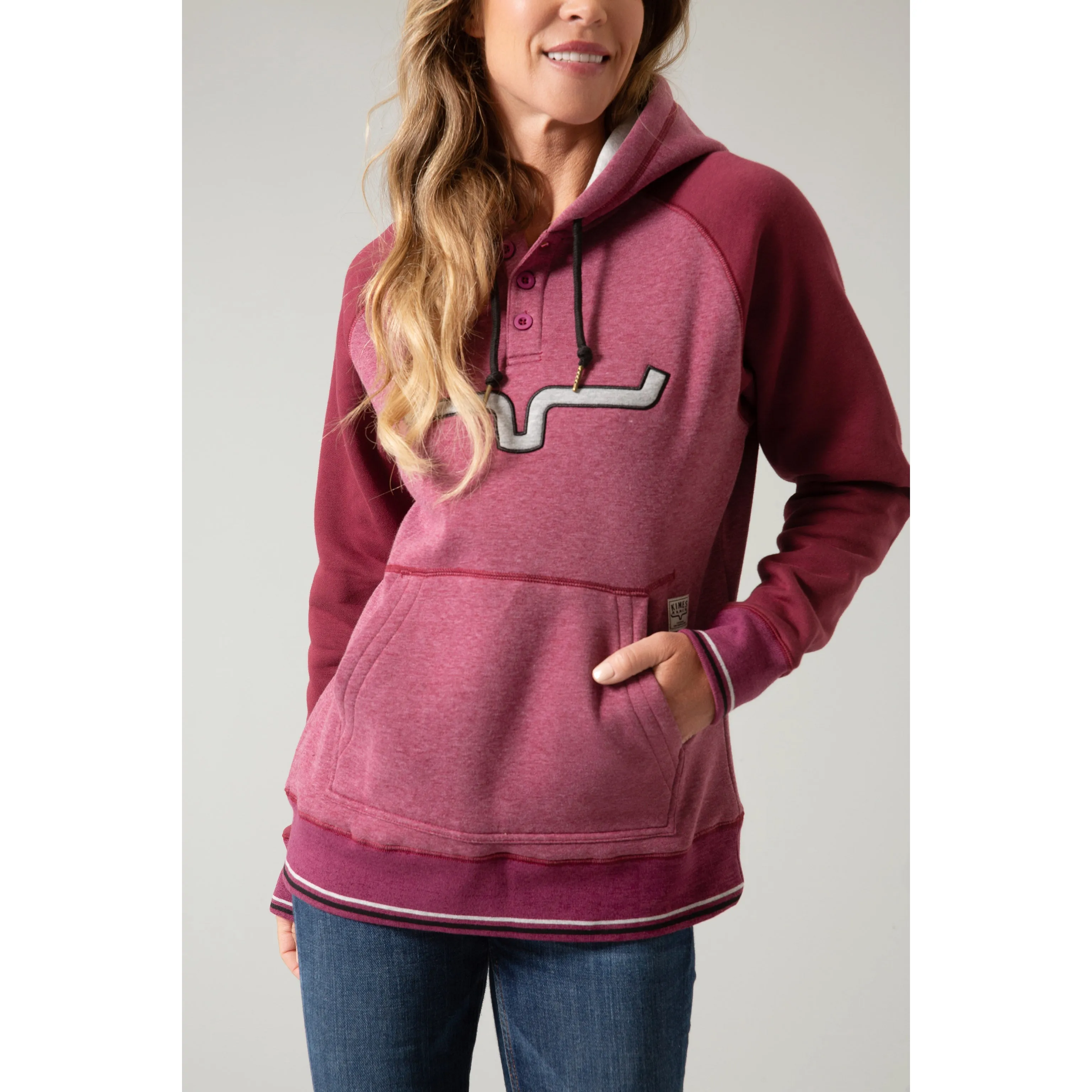 Women's Wine Red Hoodie