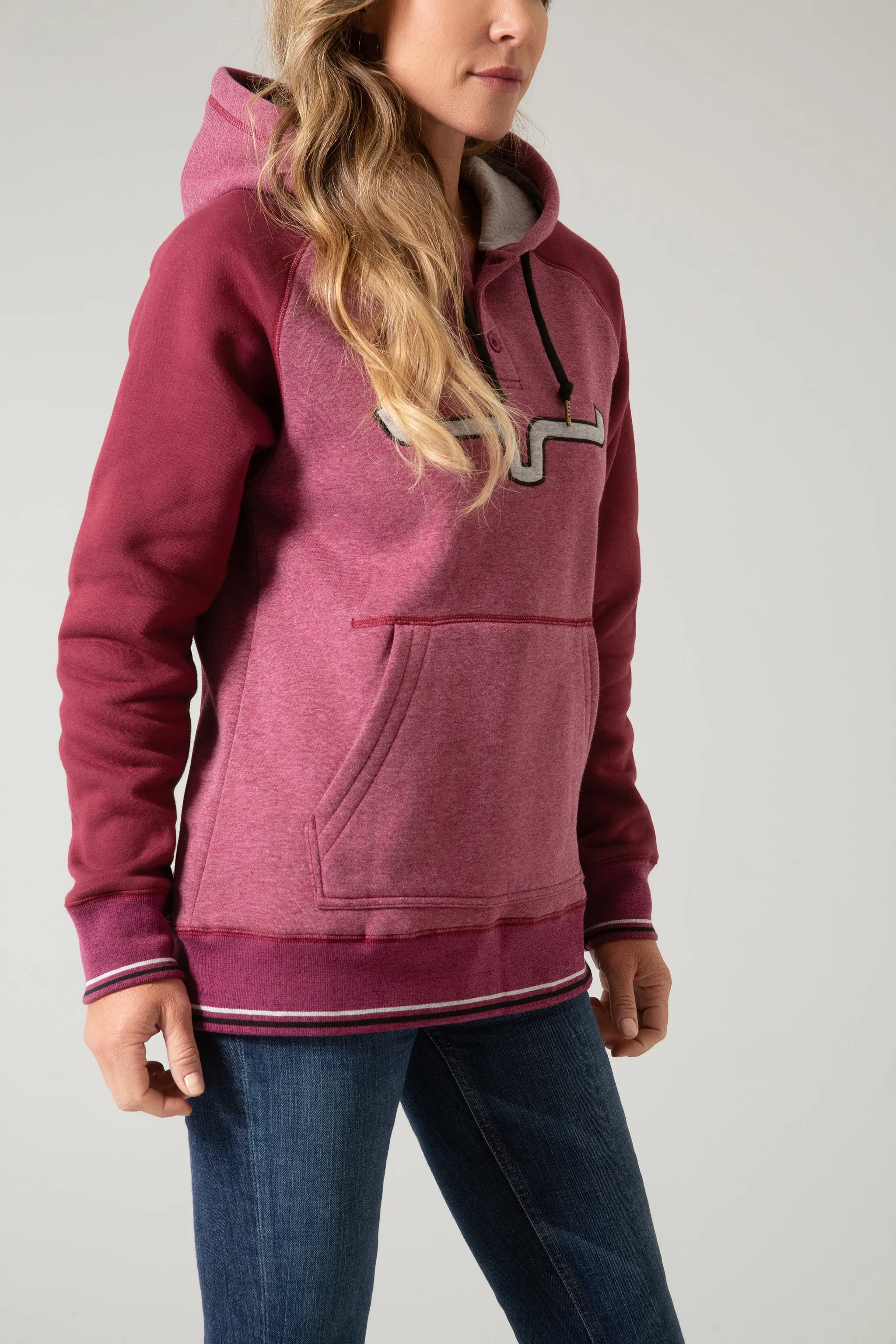 Women's Wine Red Hoodie