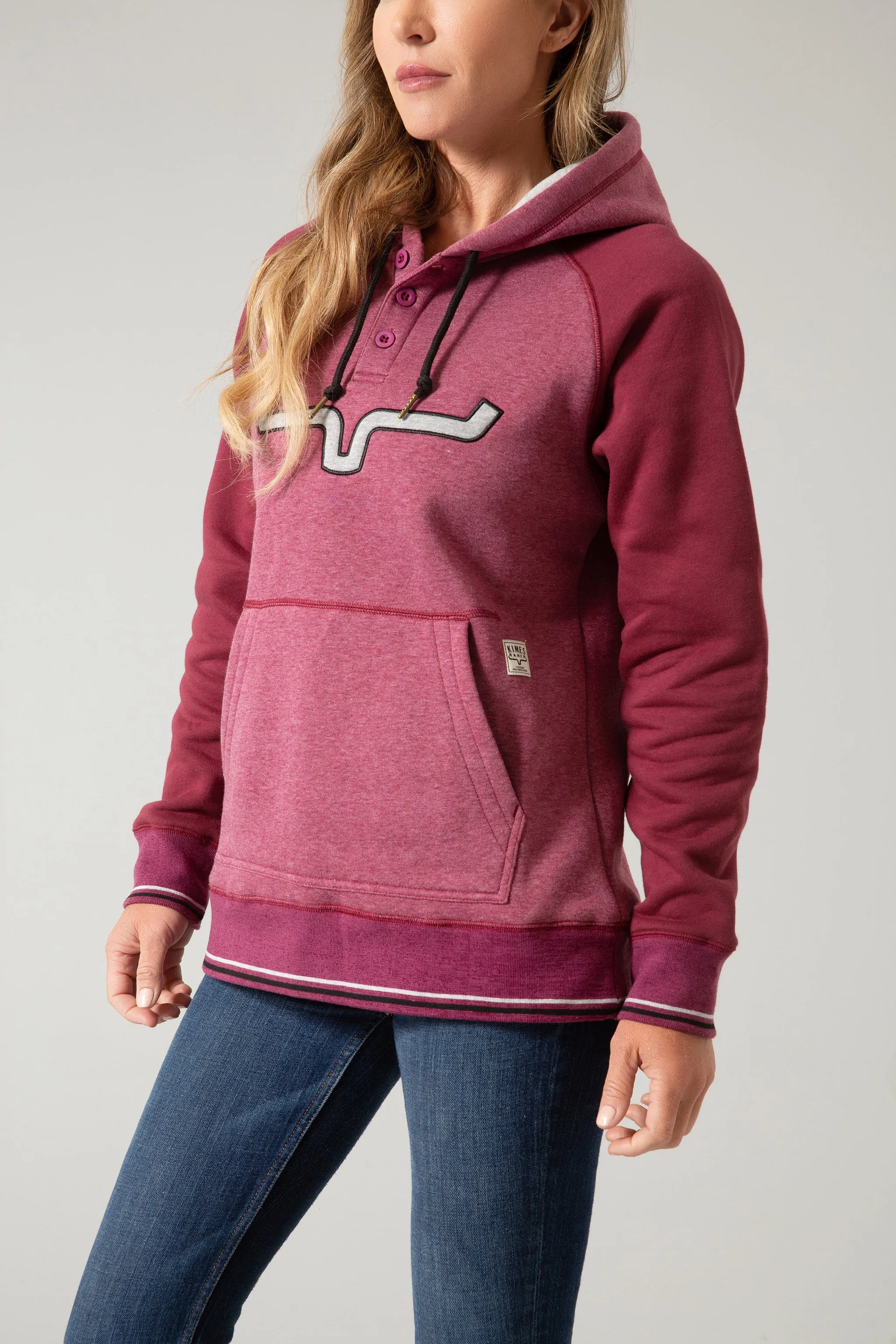 Women's Wine Red Hoodie