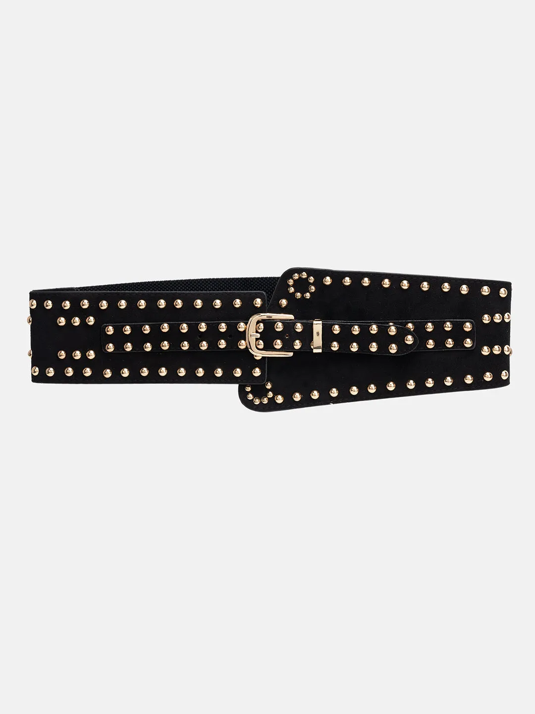 Antique Studded Design Women's Stretch Waist Belt