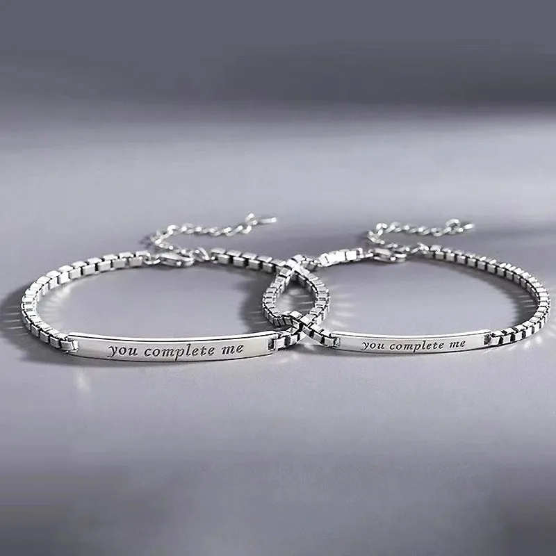 Trendy Couple Bracelets - You Complete Me Collection