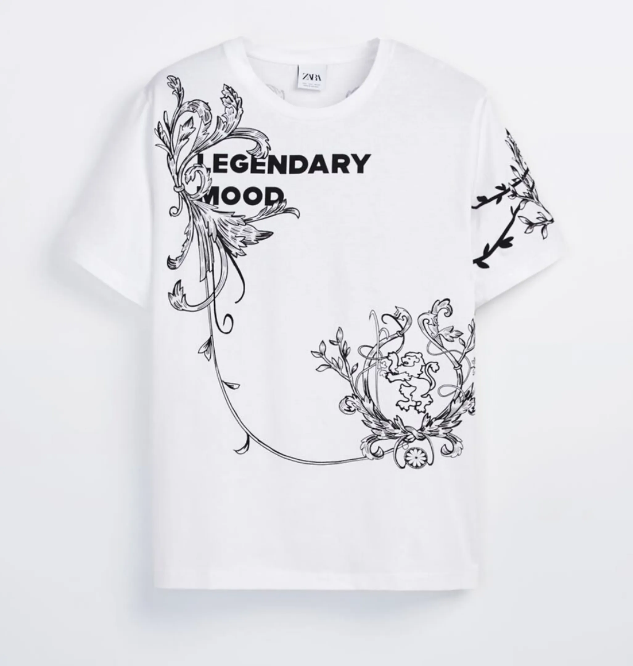 ZARA Flower Patterns T-Shirts